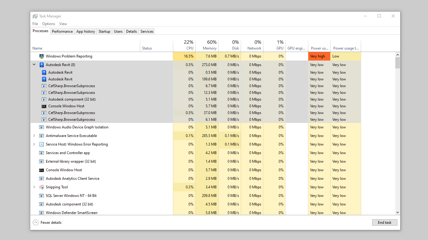 Windows faulting application name revit exe exception code
