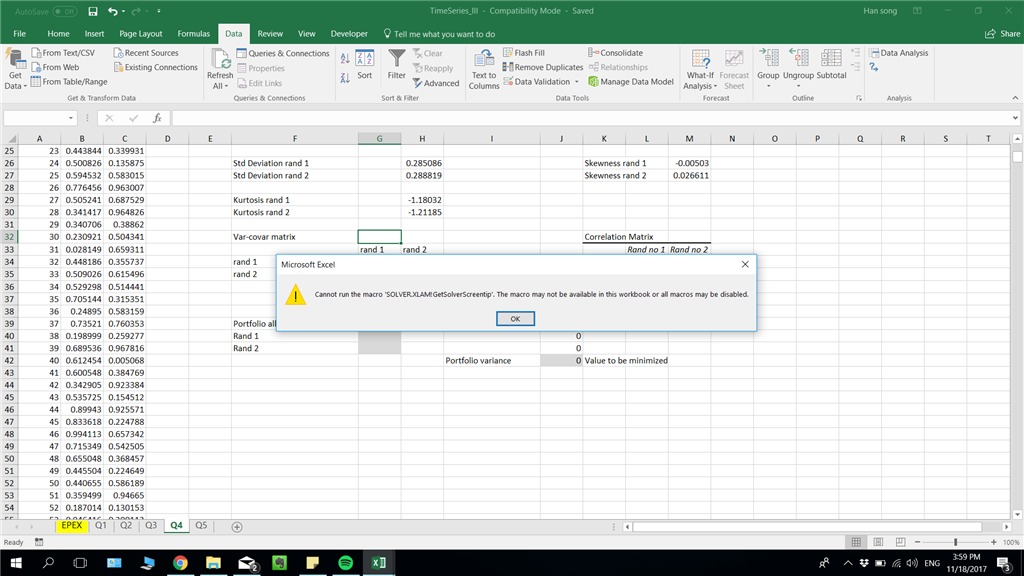 2 Errors On Solver Excel 2016 Office 365 Microsoft Community 5715