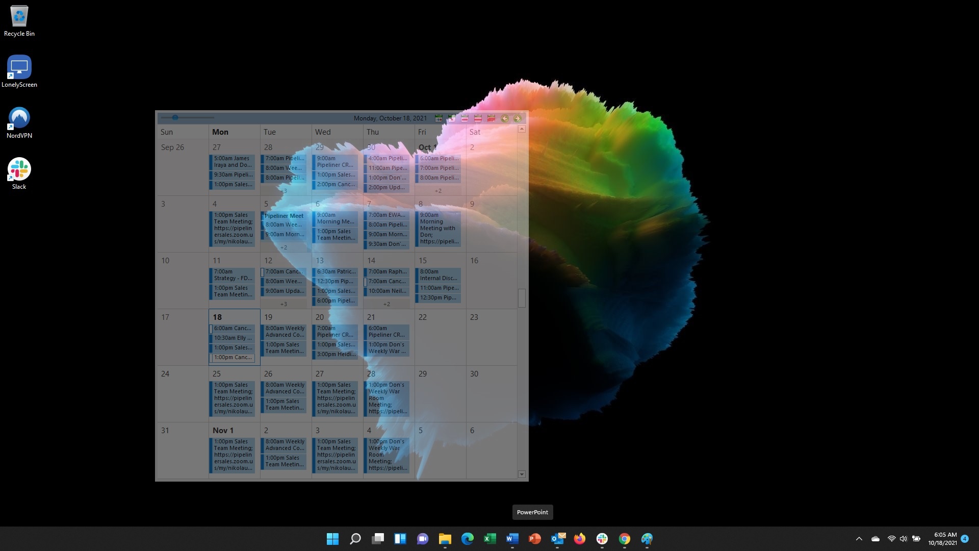 Remove Outlook calendar from my Windows 11 desktop. Microsoft Community