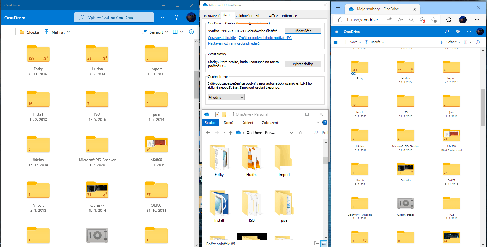 Jak se odhlásit z OneDrive na počítači?