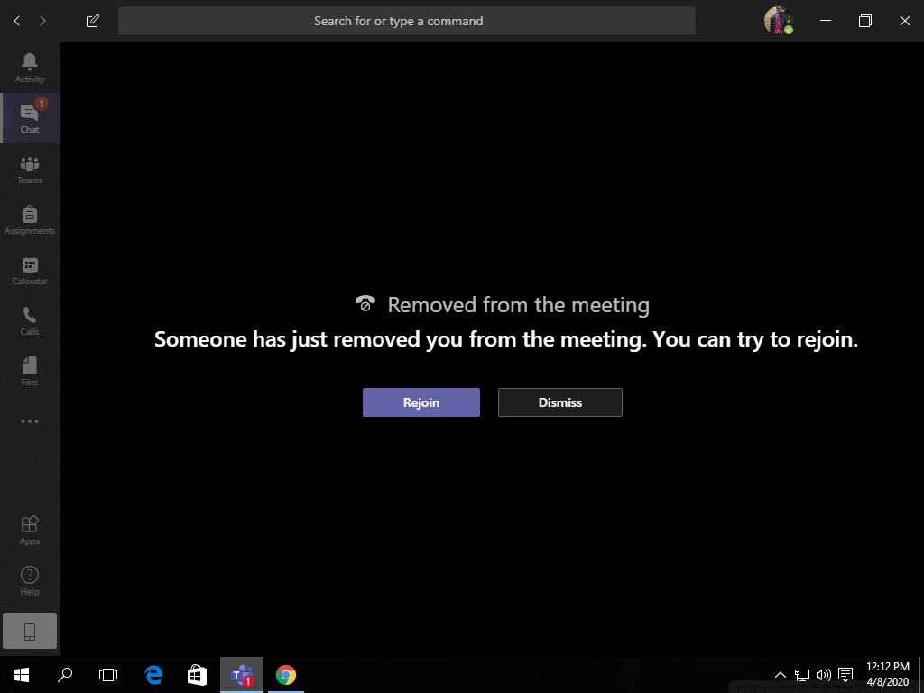 someone removed me from meting - Microsoft Community