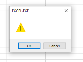 What does this totally non descript error mean when trying to 