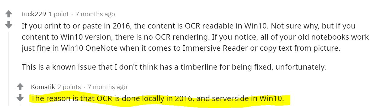 Onenote Ocr Not Working