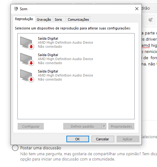 meu headset n o funciona no Windows Microsoft Community