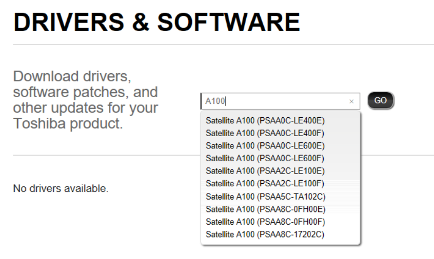 Toshiba a100 wireless driver for mac