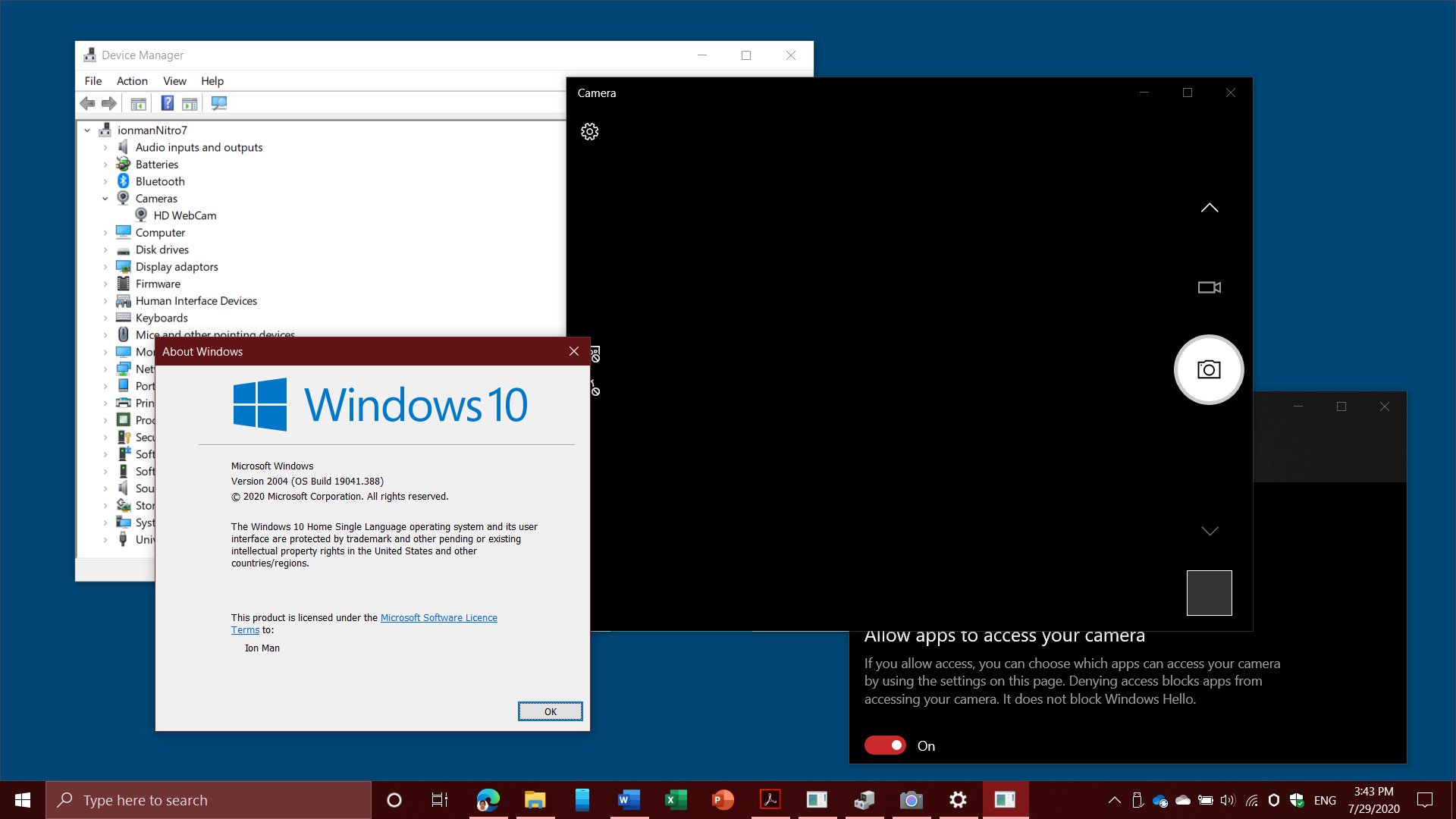 Webcam windows online 10