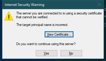 so i got a warning about a server which i don't even know the name