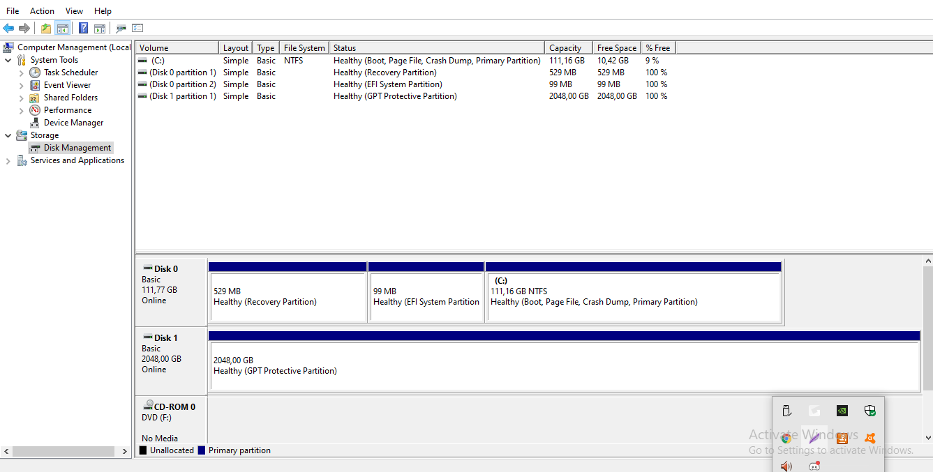 Local Disk E And D Dissapeard I Got All My School And Video Microsoft Community