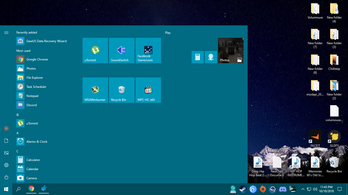 Changed the opacity of my windows taskbar for the ultimate wide