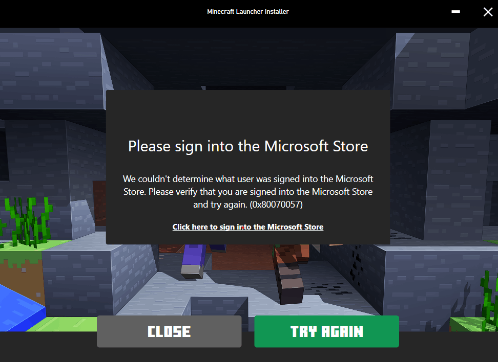 Minecraft Launcher Installer Error - Microsoft Community