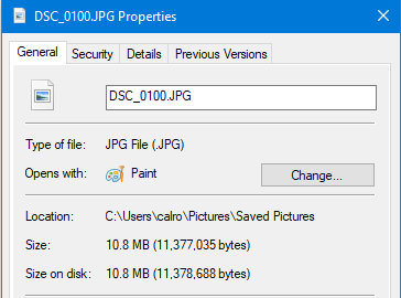 How Do I Change The File Size And Resolution Of An Image Microsoft Community