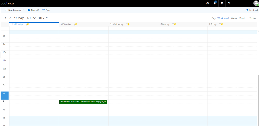 Microsoft Booking Calendar Not Synchronized with staffs individual