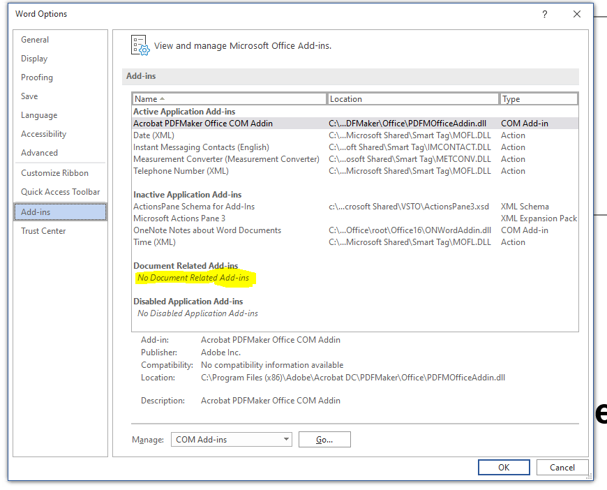 Office 365 Word Version 2202 Build 14931.20132 No Longer Creates 