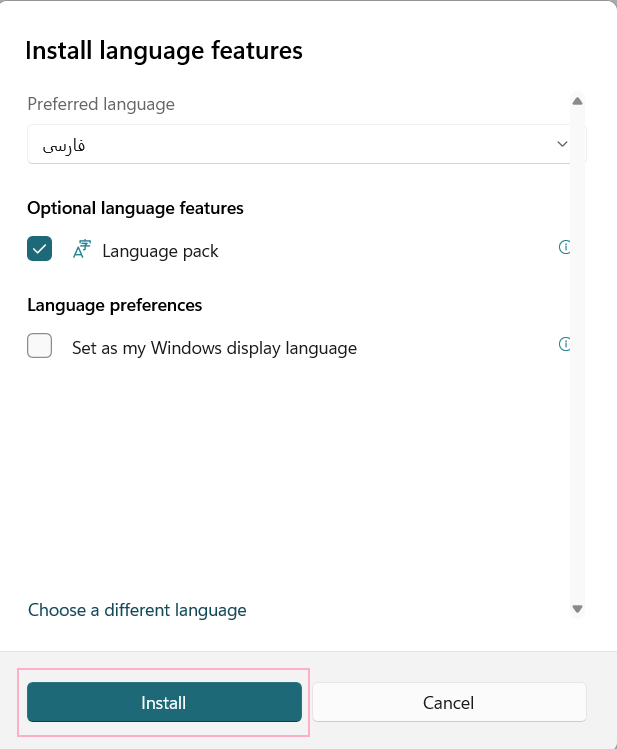 Add Persian Language To Keyboard