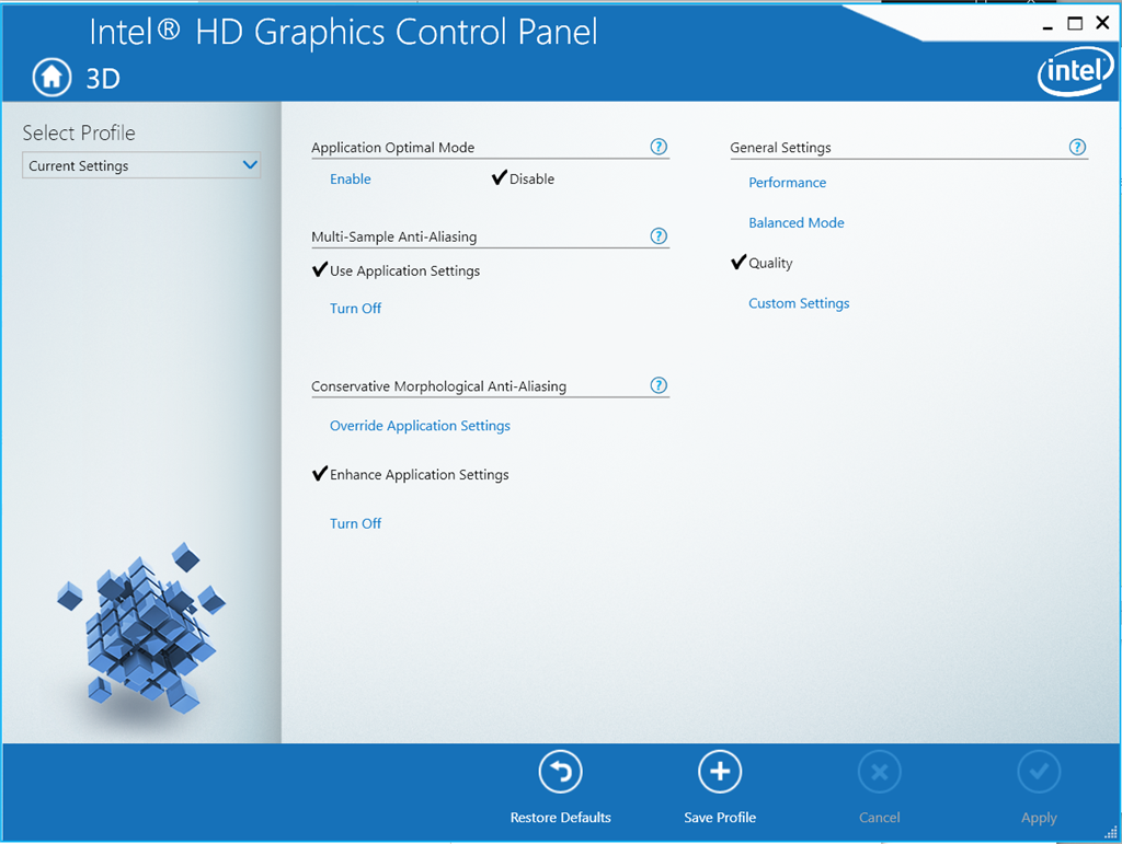 Intel Graphics 3600 Windows 10