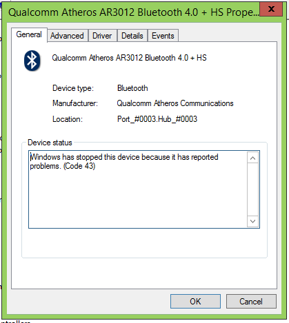 Bluetooth Keeps Disabling After An Update Of The Bluetooth Driver ...