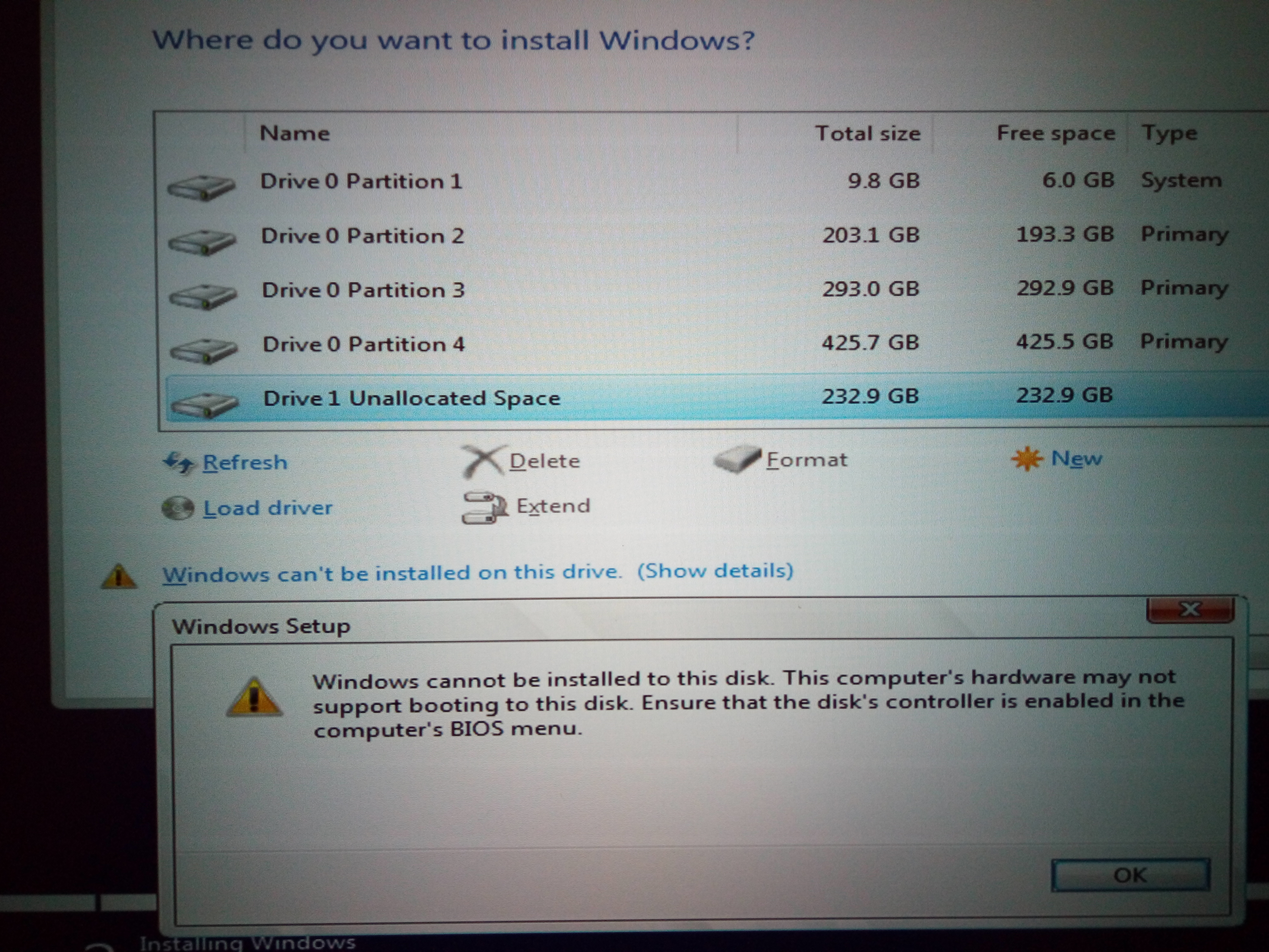 Windows 299 299bit on M.29 NVMe SSD - Microsoft Community
