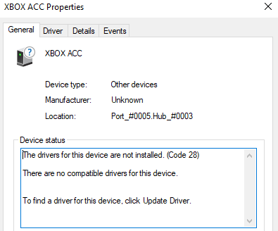 xbox dongle driver