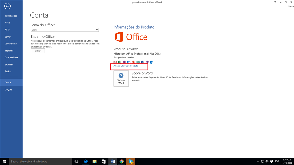 Ativar Office Com A Chave De Produto Microsoft Community