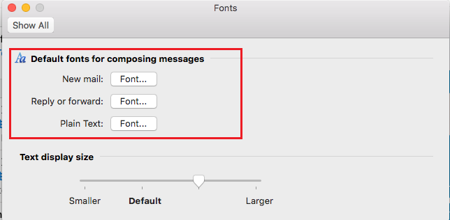 Changing The Default Fonts In Outlook For Mac - Microsoft Community