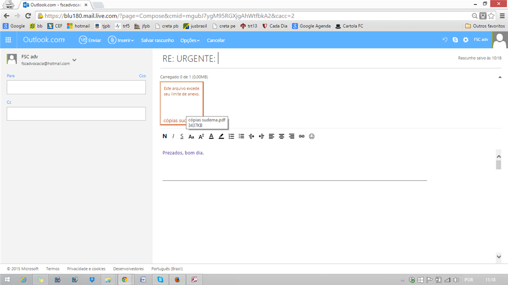 Não Consigo Anexar Arquivos Para Enviar No E Mail Do Outlook 6504