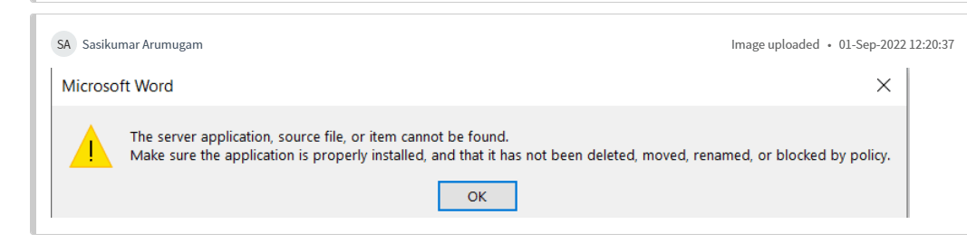 Unable To Open Embedded Document In Words Microsoft Community 4479
