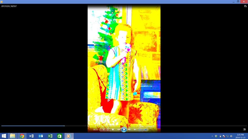 Colors inverted in Windows Media Player - Microsoft Community