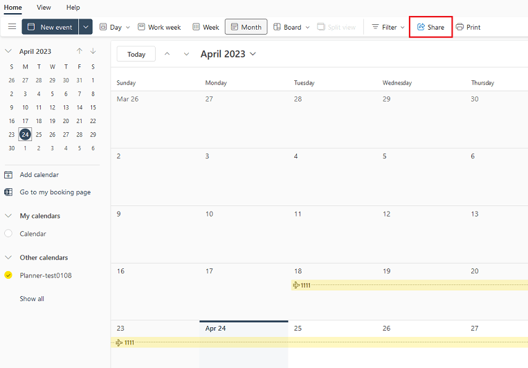 Sharing calendar from Microsoft Planner - Microsoft Community