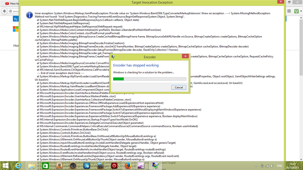 Microsoft expression encoder 4 pro stopped working microsoft community