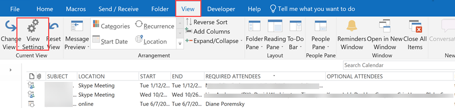 show-meeting-attendees-in-outlook-2016-calendar-in-list-view