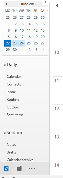 How can I avoid the date picker appearing in the navigation pane ...