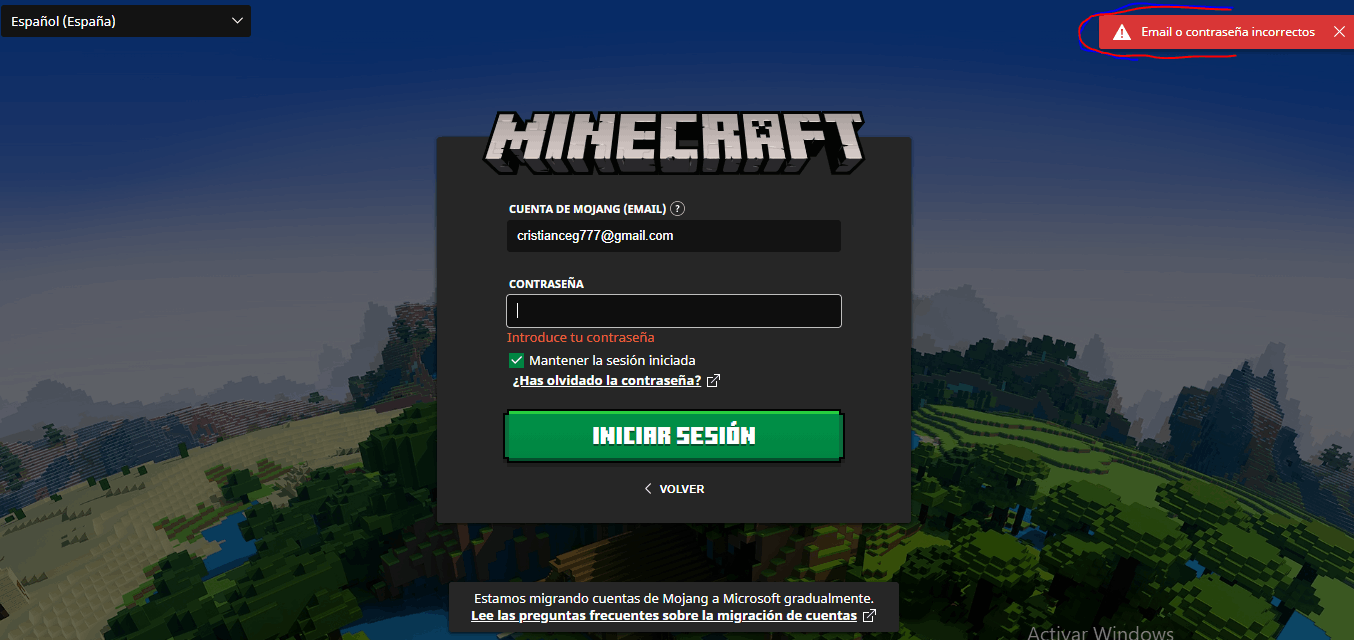 extraño Diploma oscuro Minecraft Java me pide volver a comprar el juego - Microsoft Community