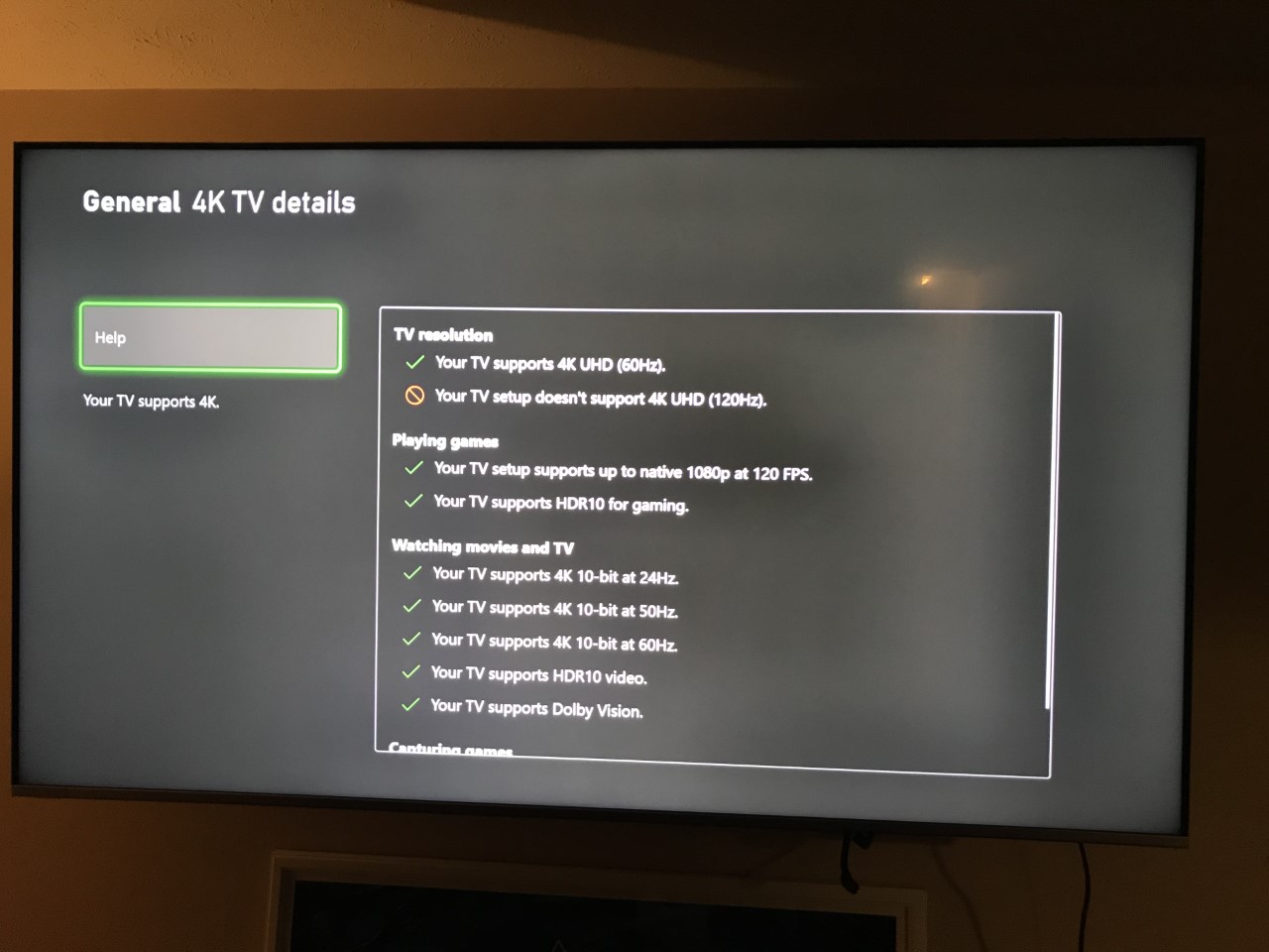 xbox series x not recognizing 4K at 60 fps - Microsoft Community