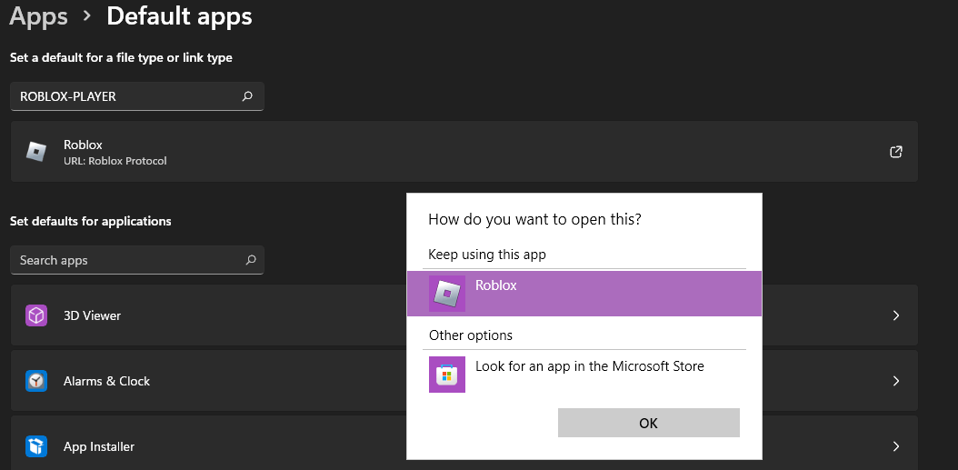 Roblox won't install or download on Windows 11