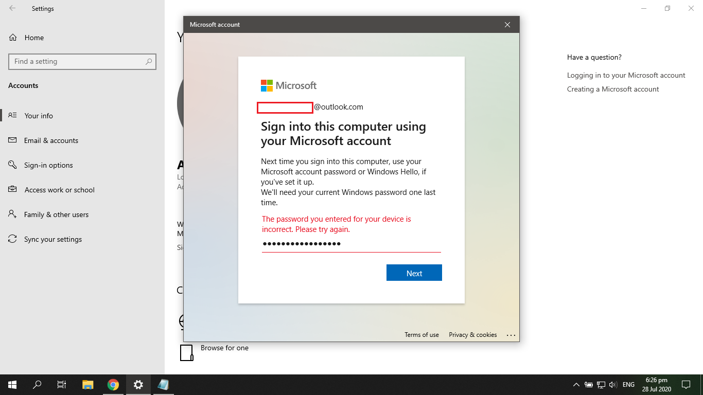 Microsoft Account Signing In Problem Microsoft Community