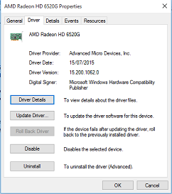 Windows 10 Upgrade Issue Graphics Driver causing several Problems