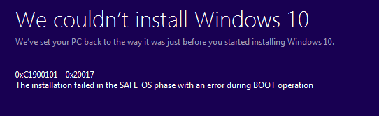 Installation has failed faceit как исправить windows 10