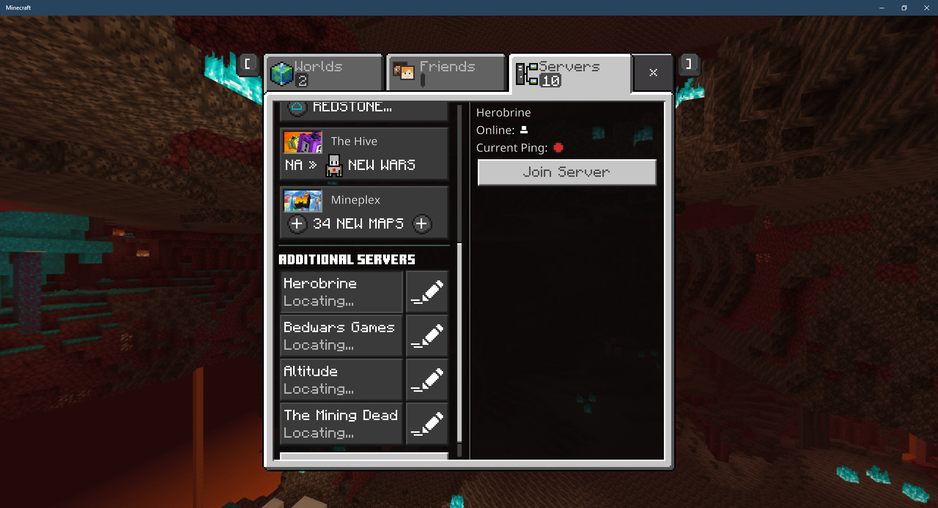 how to join bedwars server