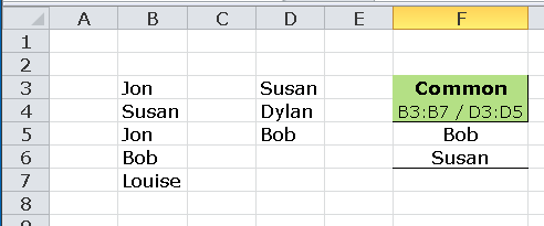 Excel: How to explicitly find duplicates between two columns without ...