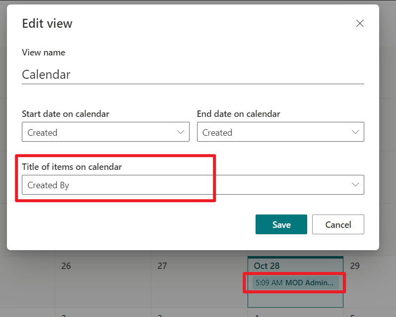 Sharepoint list calendar view error message microsoft community