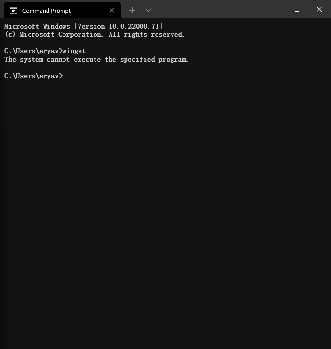 Winget not working microsoft community