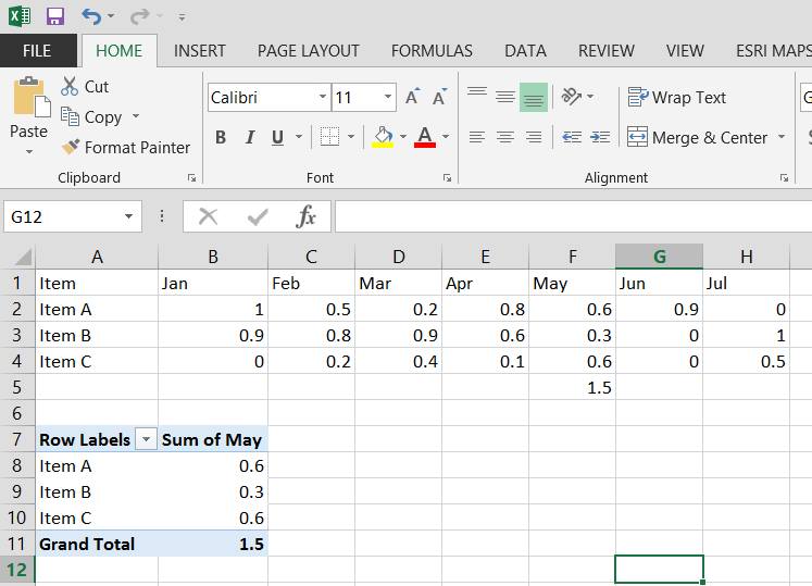 problem pulling up pivot table in excel for mac