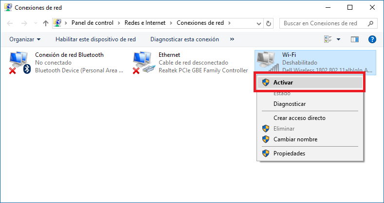 relief Asian pretend Cómo habilitar Adaptador de red inalámbrica en Windows 10 - Microsoft  Community