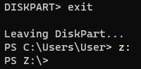 how to assign drive letter to partition diskpart