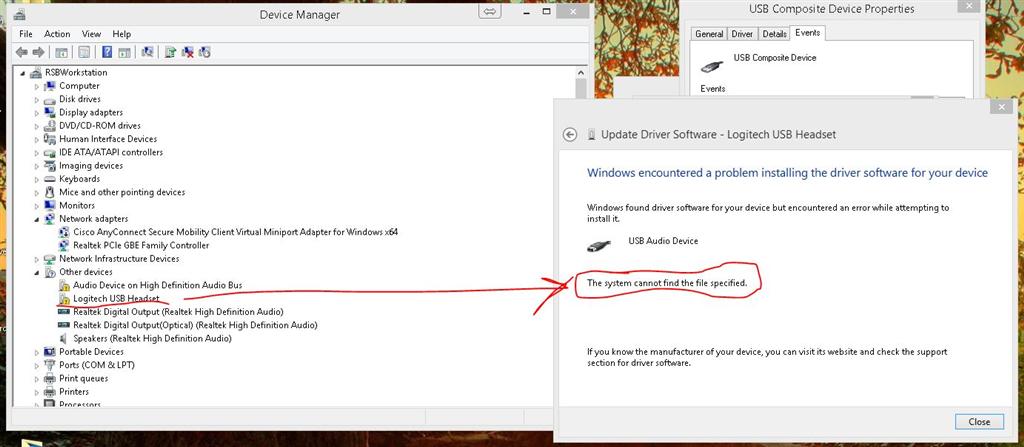 Windows 8.1 USB Audio Device Driver Install Failure - Microsoft.