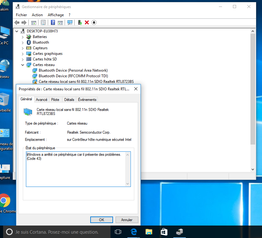 problem driver wireless lenovo Miix 310-10ICR Windows 10 - Microsoft  Community