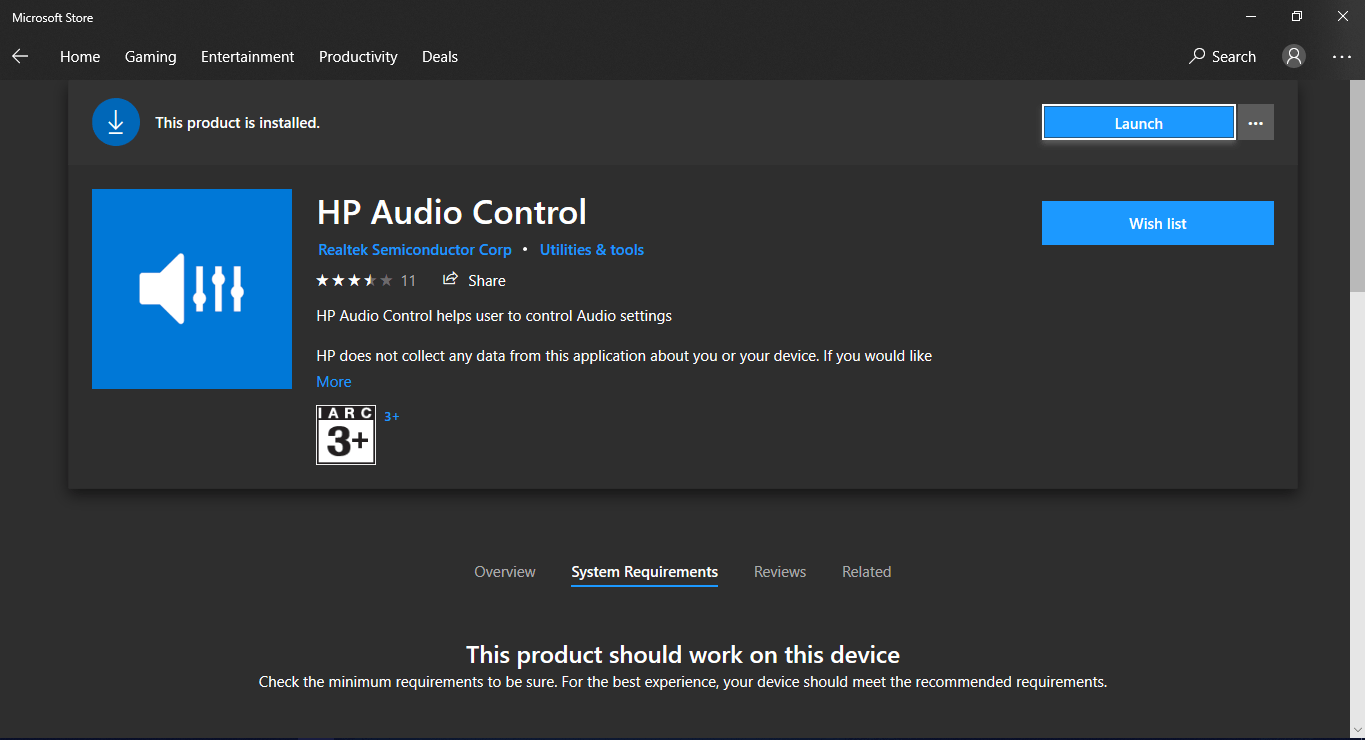 HP Audio Control Missing In My HP Laptop - Microsoft Community