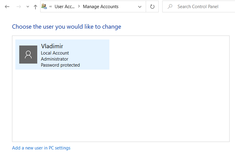 Remove Work or School account option when signing into Microsoft