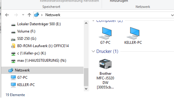 Windows 10 Netzwerk PC werden nicht mehr alle angezeigt.