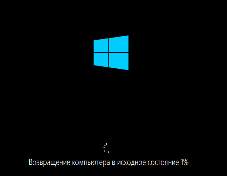 Windows 10 подождите бесконечно